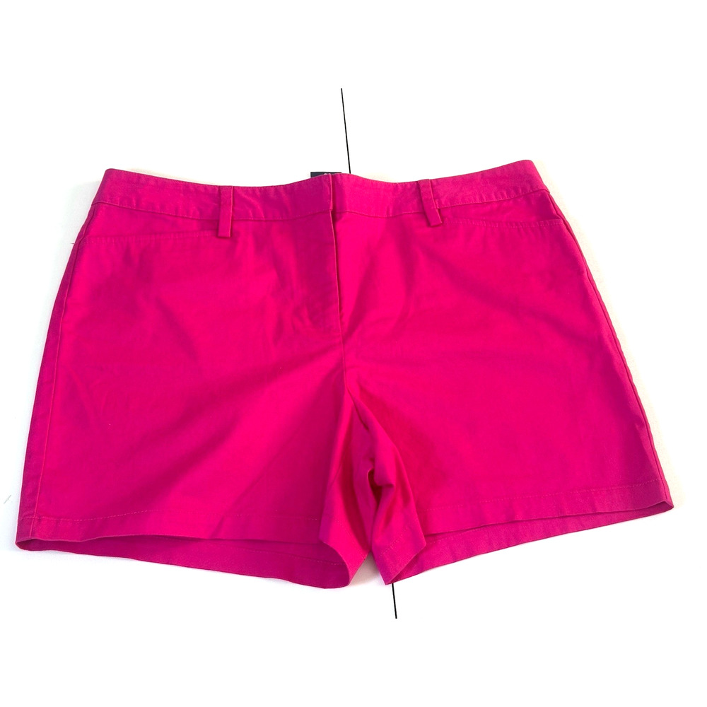 Land’s End Women's Shorts Size 16 Pink Magenta NWT - Picture 2 of 16